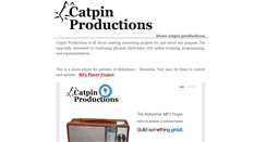 Desktop Screenshot of catpin.com